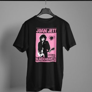 Joan Jett & The Blackhearts Graphic Vintage T-shirt Gift For Fans – Apparel, Mug, Home Decor – Perfect Gift For Everyone