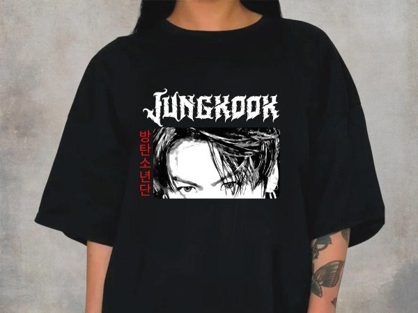 Jungkook Anime Shirt – Apparel, Mug, Home Decor – Perfect Gift For Everyone