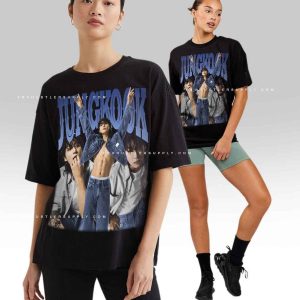 Jungkook Vintage Graphic Tshirt – Apparel, Mug, Home Decor – Perfect Gift For Everyone