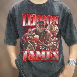 King Lebron James Basketball Players Nba Vintage T-shirt – Apparel, Mug, Home Decor – Perfect Gift For Everyone