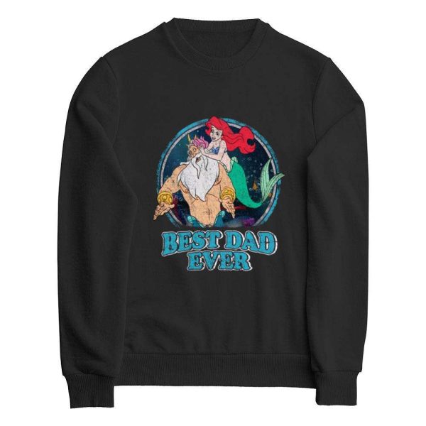 King Triton And Ariel Best Dad Ever – Disney Father Daughter Shirt – The Best Shirts For Dads In 2023 – Cool T-shirts