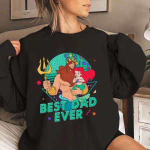 King Triton And Baby Ariel Disney Dad And Daughter Shirt The Best Shirts For Dads In 2023 Cool T shirts 4