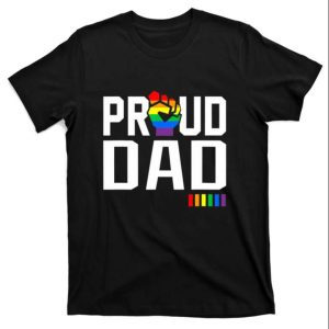 LGBTQ Pride Month Proud Dad Shirt The Best Shirts For Dads In 2023 Cool T shirts 1