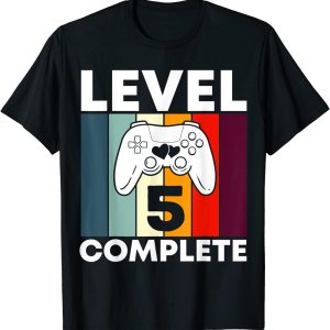 Level 5 Complete 5th Year Wedding Anniversary Gift for Him T-Shirt – Apparel, Mug, Home Decor – Perfect Gift For Everyone