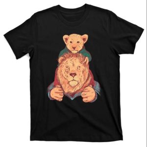 Lion Father And Son Tee Shirt The Best Shirts For Dads In 2023 Cool T shirts 1