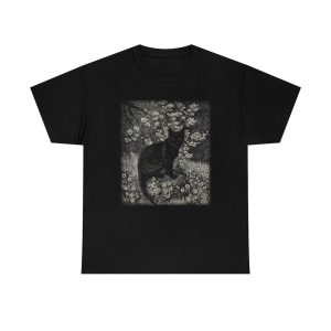 Lionel Lindsay Paintings Shirt Engraving Black Cat T-shirt – Apparel, Mug, Home Decor – Perfect Gift For Everyone