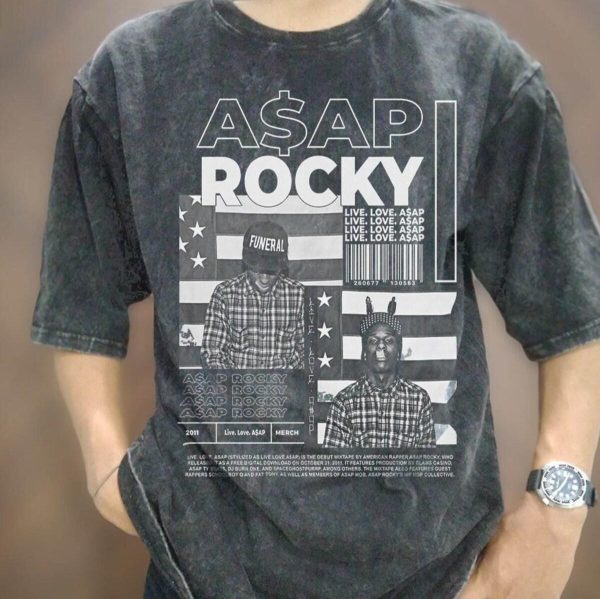 Love Live Asap Rocky Rapper Graphic T-shirt For Hip Hop Fans – Apparel, Mug, Home Decor – Perfect Gift For Everyone