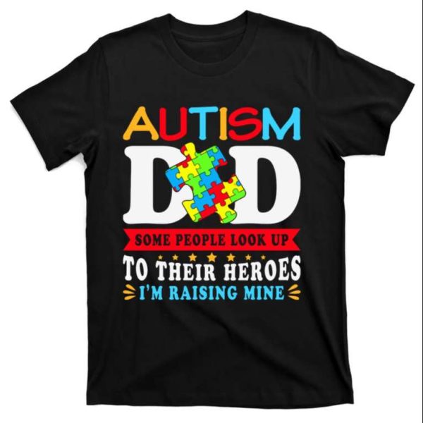 Matching Family T-Shirt For Autism Moms And Dads On Father’s Day – The Best Shirts For Dads In 2023 – Cool T-shirts