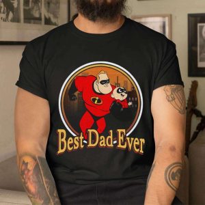 Mr Incredible And Jack-Jack Parr Disney Dad Shirt Best Dad Ever – The Best Shirts For Dads In 2023 – Cool T-shirts