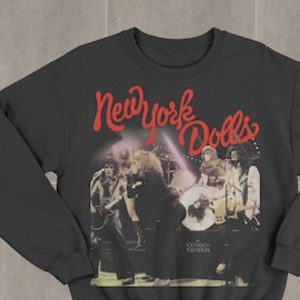 New York Dolls Too Much Too Soon Graphic Unisex Sweatshirt – Apparel, Mug, Home Decor – Perfect Gift For Everyone