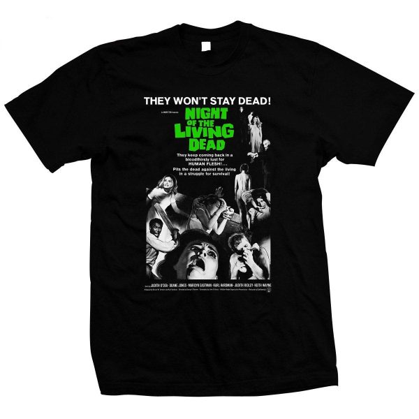 Night Of The Living Dead Movie Poster T-shirt For Horror Film Fans – Apparel, Mug, Home Decor – Perfect Gift For Everyone