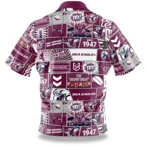 Nrl Manly Warringah Sea Eagles Football Team Since 1947 Vintage Hawaiian Shirt Best Gift For Fans – Apparel, Mug, Home Decor – Perfect Gift For Everyone