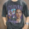 Olivia Rodrigo Famous Pop Singer Vintage Graphic T-shirt – Apparel, Mug, Home Decor – Perfect Gift For Everyone
