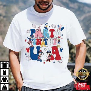 Party In The USA Fourth Of July Day – Disney Dad Shirt – The Best Shirts For Dads In 2023 – Cool T-shirts