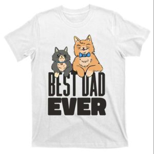 Pawsome Dedication – Best Cat Dad Ever Cat Daddy Shirt – The Best Shirts For Dads In 2023 – Cool T-shirts