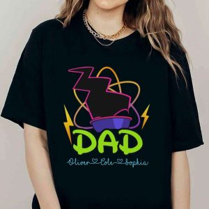 Personalized A Goofy Movie Powerline Dad And Daughter Shirt – The Best Shirts For Dads In 2023 – Cool T-shirts