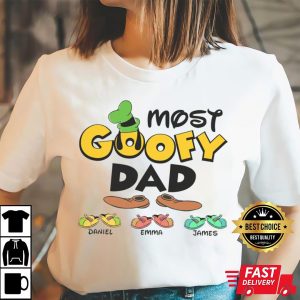 Personalized Most Goofy Dad – Mom And Dad Disney Shirts – The Best Shirts For Dads In 2023 – Cool T-shirts