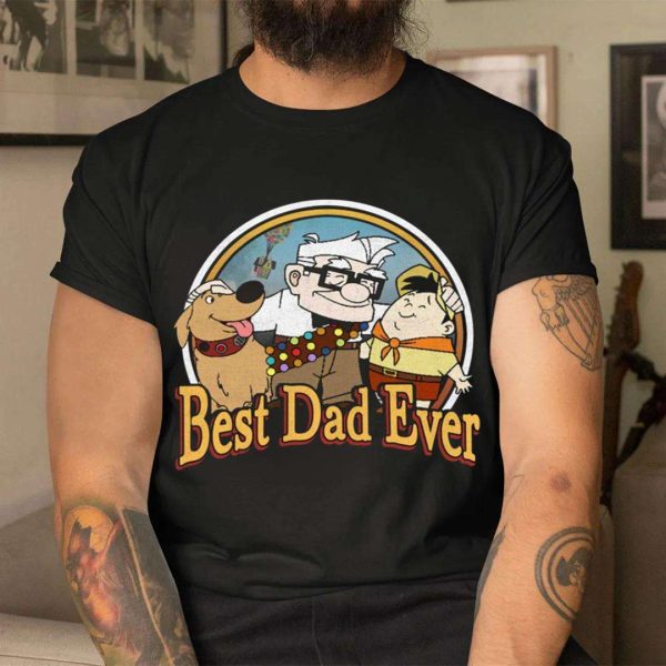 Pixar Up Best Dad Ever Funny Disney Shirts For Dads – The Best Shirts For Dads In 2023 – Cool T-shirts