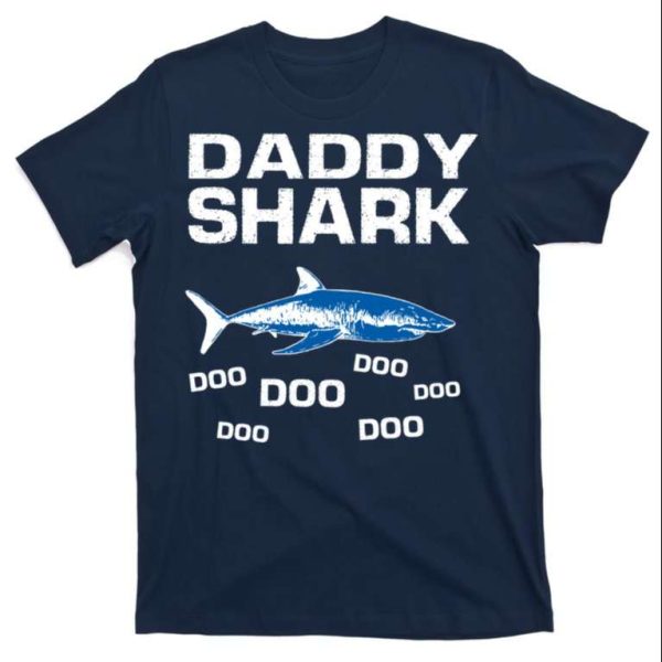 Playful Daddy Shark T-Shirt – The Best Shirts For Dads In 2023 – Cool T-shirts