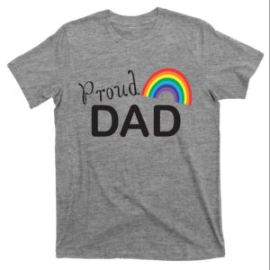 Pride Month Proud Dad Lgbt Rainbow Flag T Shirt The Best Shirts For Dads In 2023 Cool T shirts 1