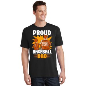 Proud Baseball Dad Shirt – Daddy And Son Baseballer – The Best Shirts For Dads In 2023 – Cool T-shirts