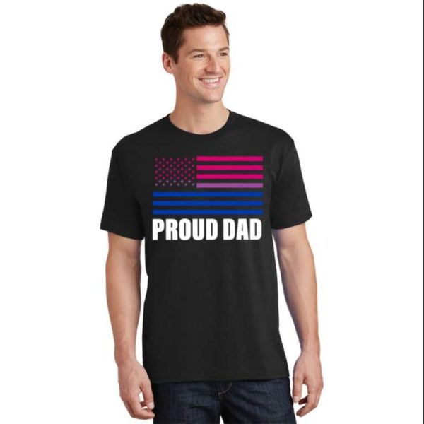 Proud Dad Lgbt Pride Month Gay Bisexual T-Shirt – The Best Shirts For Dads In 2023 – Cool T-shirts