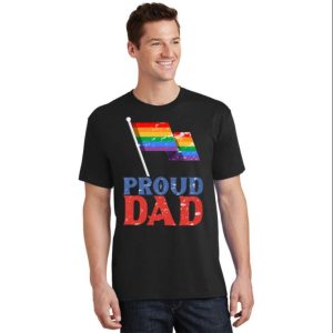 Proud Dad Lgbt Rainbow Gay Pride Month T-Shirt – The Best Shirts For Dads In 2023 – Cool T-shirts