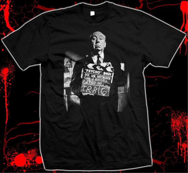 Psycho Horror Film Alfred Hitchcock Graphic T-shirt For Movie Fans – Apparel, Mug, Home Decor – Perfect Gift For Everyone