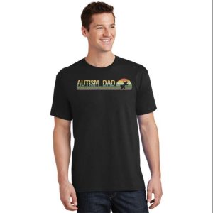 Retro Autism Awareness Fathers Day Gift T Shirt The Best Shirts For Dads In 2023 Cool T shirts 2