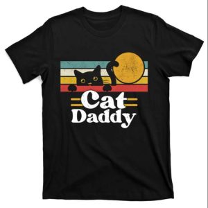 Retro Cat Daddy 80s 90s Style T-Shirt – The Best Shirts For Dads In 2023 – Cool T-shirts