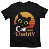 Retro Cat Daddy T-Shirt With 80s 90s Style – Featuring Cool Cat Sunglasses – The Best Shirts For Dads In 2023 – Cool T-shirts