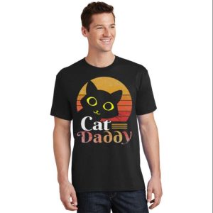 Retro Cat Daddy T-Shirt With 80s 90s Style – Featuring Cool Cat Sunglasses – The Best Shirts For Dads In 2023 – Cool T-shirts