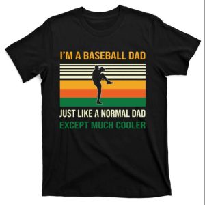 Retro Softball Dad Gift T-Shirt With A Touch Of Humor – The Best Shirts For Dads In 2023 – Cool T-shirts