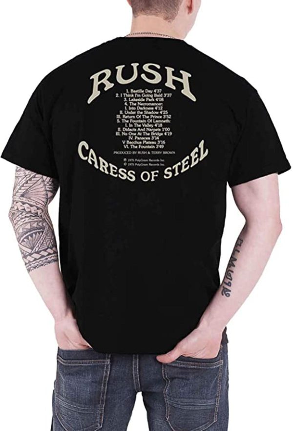 Rush Caress Of Steel Band Logo Shirt – Apparel, Mug, Home Decor – Perfect Gift For Everyone