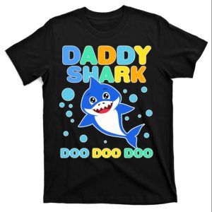 Scary Daddy Shark Halloween T Shirt The Best Shirts For Dads In 2023 Cool T shirts 1
