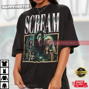 Scream Let's Watch Scary Movie T Shirt Apparel Mug Home Decor Perfect Gift For Everyone 1