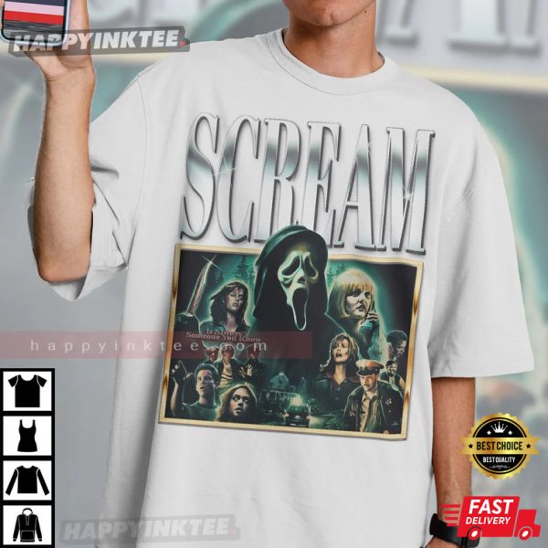 Scream Let’s Watch Scary Movie T-Shirt – Apparel, Mug, Home Decor – Perfect Gift For Everyone