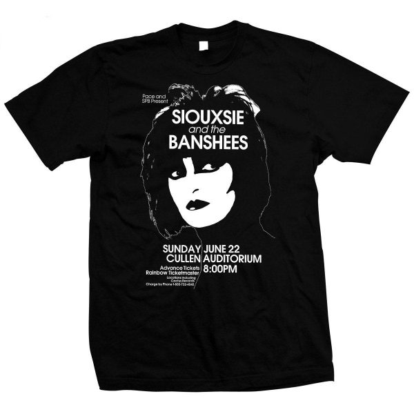 Siouxsie And The Banshees Graphic Black T-shirt For Rock Music Fans – Apparel, Mug, Home Decor – Perfect Gift For Everyone