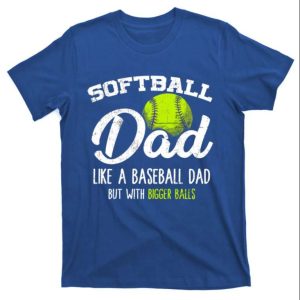 Softball Dad Pitcher Funny Distressed T-Shirt – The Best Shirts For Dads In 2023 – Cool T-shirts