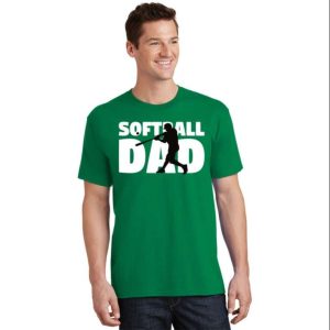 Softball Silhouette Softball Dad T Shirt The Best Shirts For Dads In 2023 Cool T shirts 2