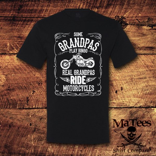 Some Grandpas Play Bingo Real Grandpas Ride Motorcycles Shirt Gift For Grandpa Father’s Day – Apparel, Mug, Home Decor – Perfect Gift For Everyone