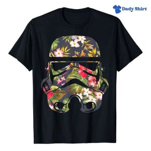 Star Wars Tropical Stormtrooper Floral Print – Star Wars Daddy Shirt – The Best Shirts For Dads In 2023 – Cool T-shirts