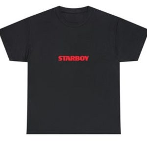 Starboy The Weeknd Text T-shirt Gift For Fans – Apparel, Mug, Home Decor – Perfect Gift For Everyone