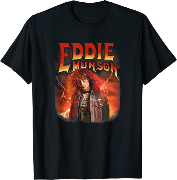 Stranger Things 4 Eddie Munson Portrait T-shirt – Apparel, Mug, Home Decor – Perfect Gift For Everyone