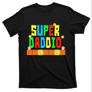 Super Daddio Funny Father’s Day Matching Family Shirt – The Best Shirts For Dads In 2023 – Cool T-shirts