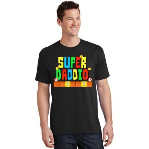 Super Daddio Funny Fathers Day Matching Family Shirt The Best Shirts For Dads In 2023 Cool T shirts 2