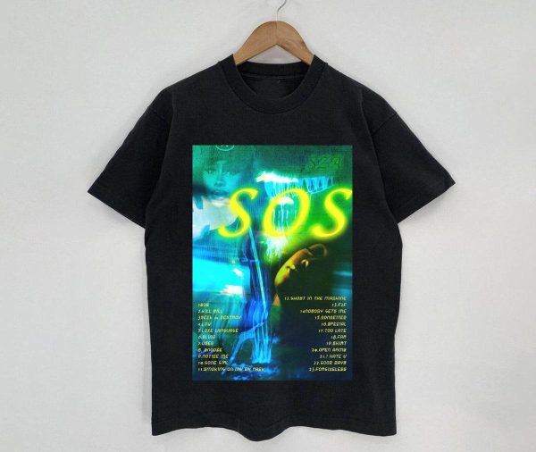 Sza Sos Album Playlist Unisex T-shirt Gift For Fans – Apparel, Mug, Home Decor – Perfect Gift For Everyone