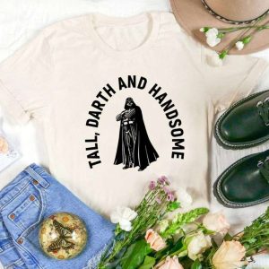 Tall Darth And Handsome Darth Vader Star Wars Daddy Shirt – The Best Shirts For Dads In 2023 – Cool T-shirts