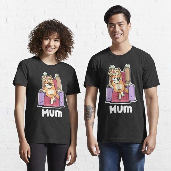 The Chilli Mum Wear Crown On Head Cartoon T-Shirt – The Best Shirts For Dads In 2023 – Cool T-shirts