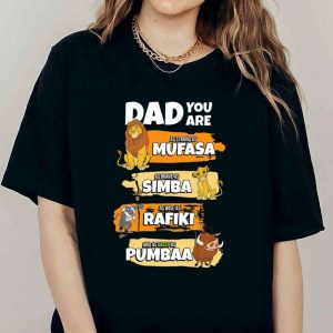 The Lion King Mufasa Dad You Are Word Stack Funny Dad Disney Shirts The Best Shirts For Dads In 2023 Cool T shirts 2
